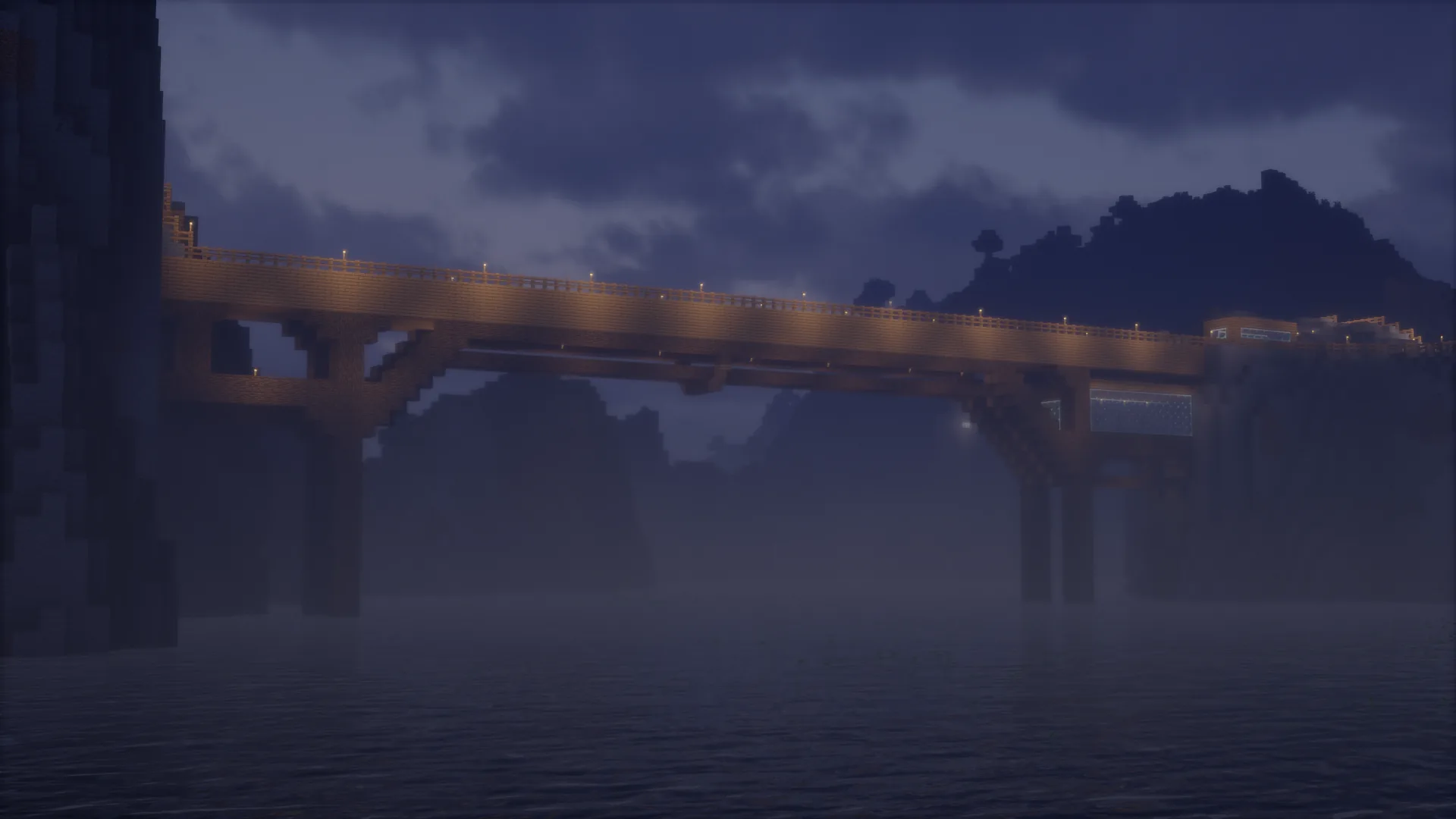 BillySMP bridge at night